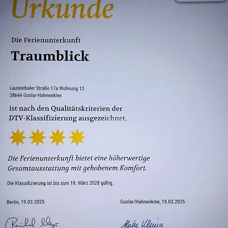 Apartment Luxus Traumblick Hahnenklee 4sterne Dtv Goslar